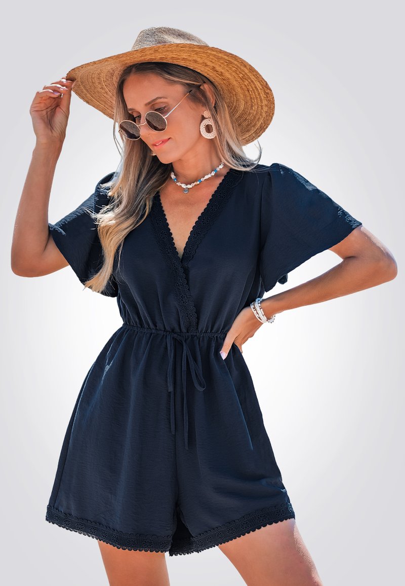 Cupshe Overal - dark blue