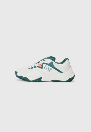 Scarpe da tennis per tutte le superfici - white/ponderosa pine/orange fluo