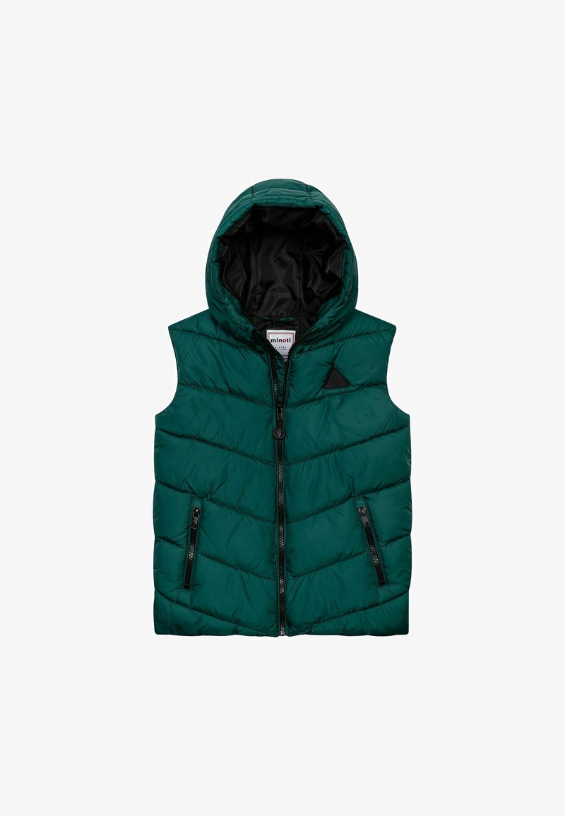 MINOTI HOODED PUFFER GILET - Bodywarmer - green