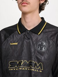 Hummel BAY SOCCER JERSEY UNISEX - Topper langermet - black