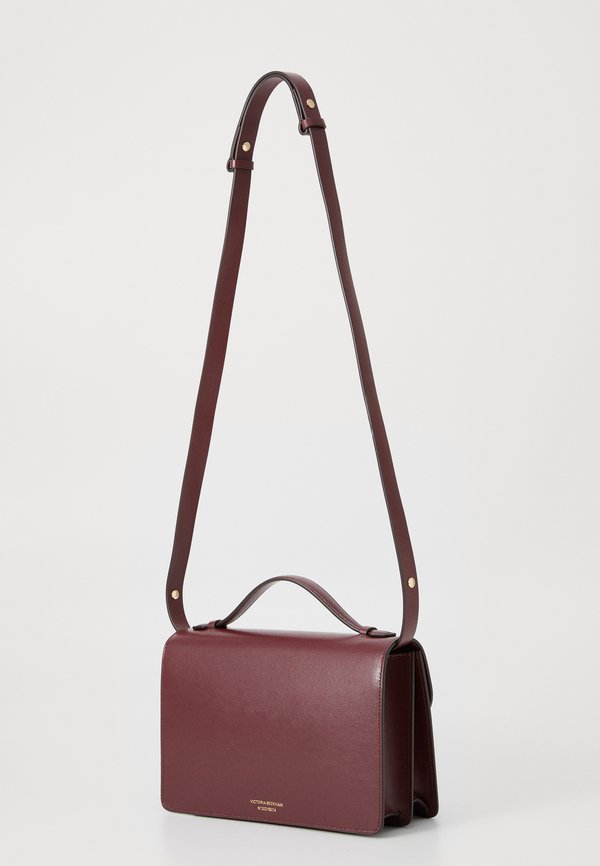 DORIAN BAG - Handbag - burgundy3