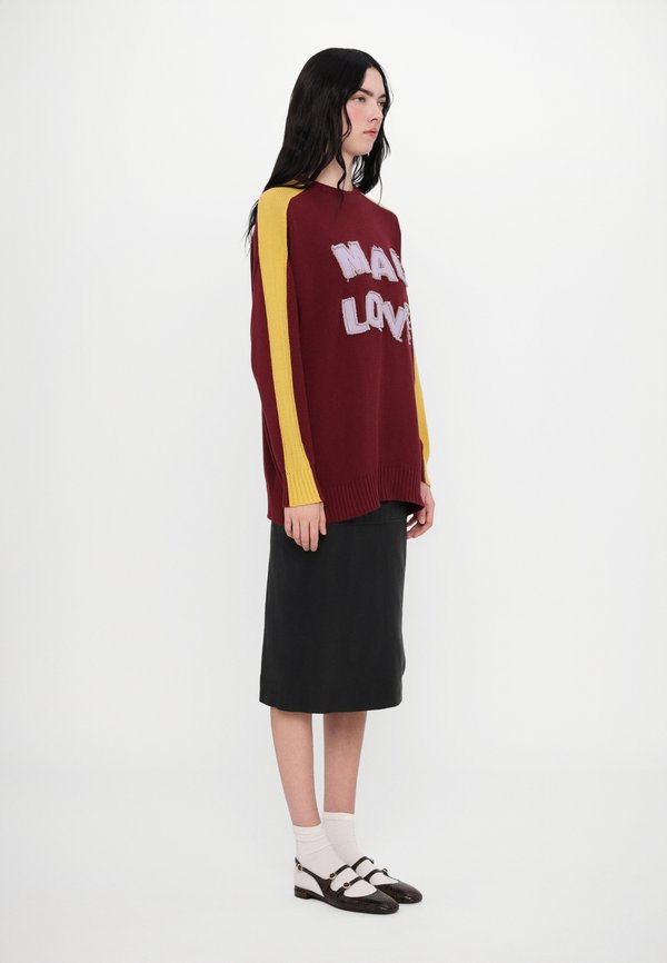 QUEEN - Jumper - bordeaux3