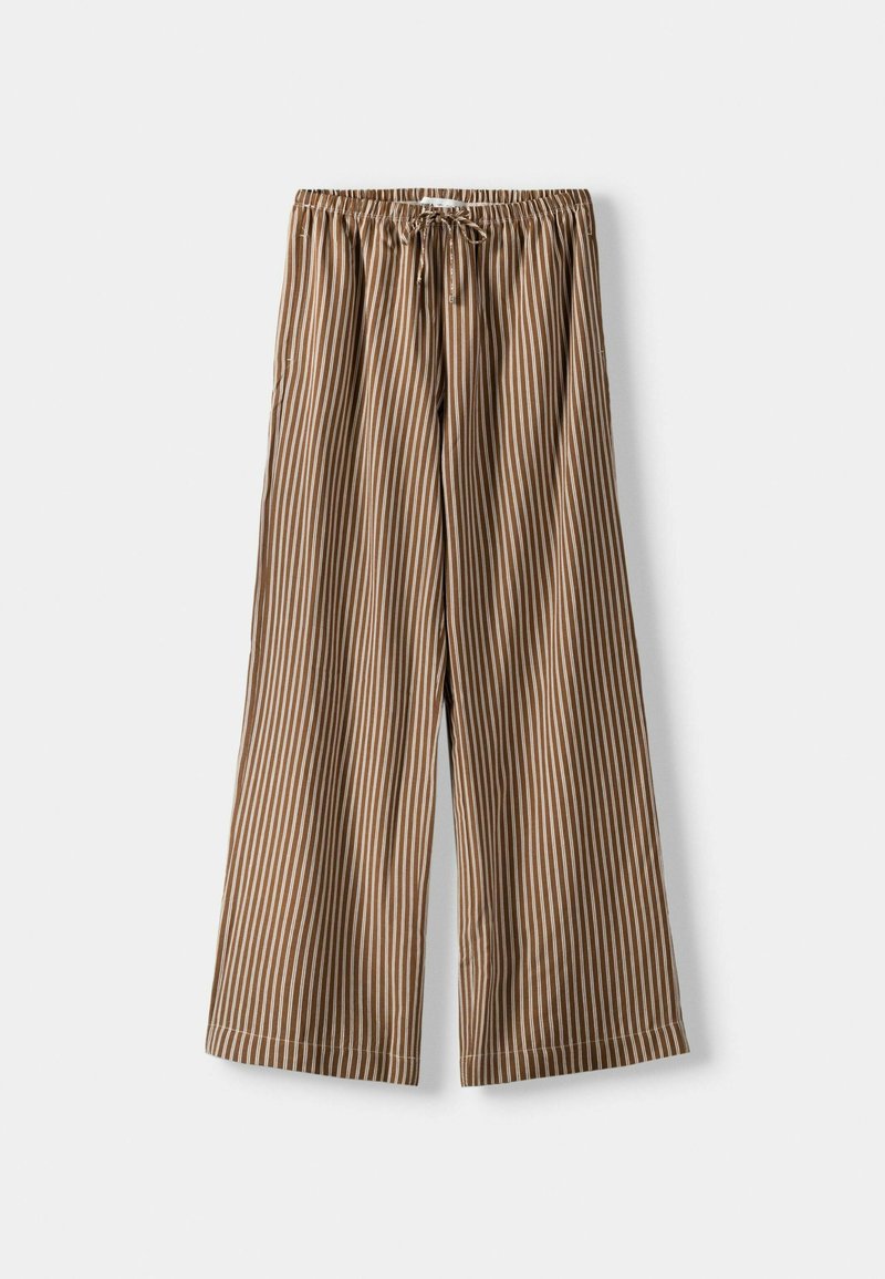 Bershka Broek donkerbruin Bershka Broek donkerbruin