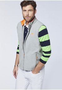 Polo Sylt ANTI-PILLING-FINISH - Weste - neutral gray