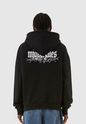 MJ Gonzales BARBED BLOOM-HEAVY - Hoodie - black