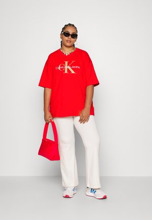 ICONIC MONOLOGO TEE - T-shirts print - red