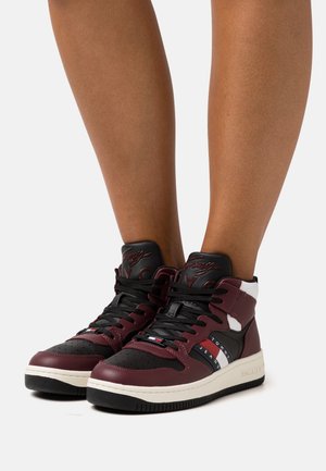 Tommy Jeans, Baskets montantes - dark red