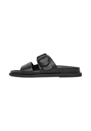 BADURA, FLIP-FLOPS FLOWER - Mules - black