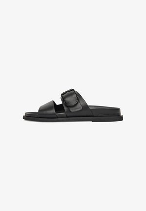 BADURA, FLIP-FLOPS FLOWER - Mules - black