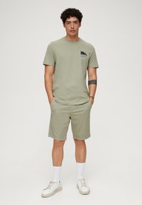 s.Oliver MIT FRONTPRINT - T-shirt z nadrukiem