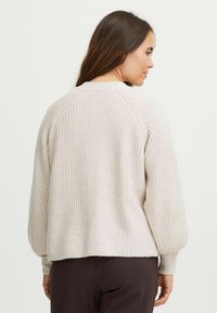 Fransa FRBEVERLY - Cardigan - limestone melange