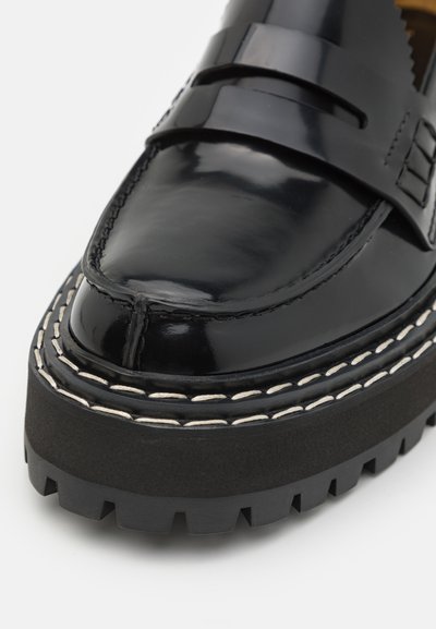 Proenza Schouler LUG SOLE PLATFORM LOAFERS - Platvormkontsad - black