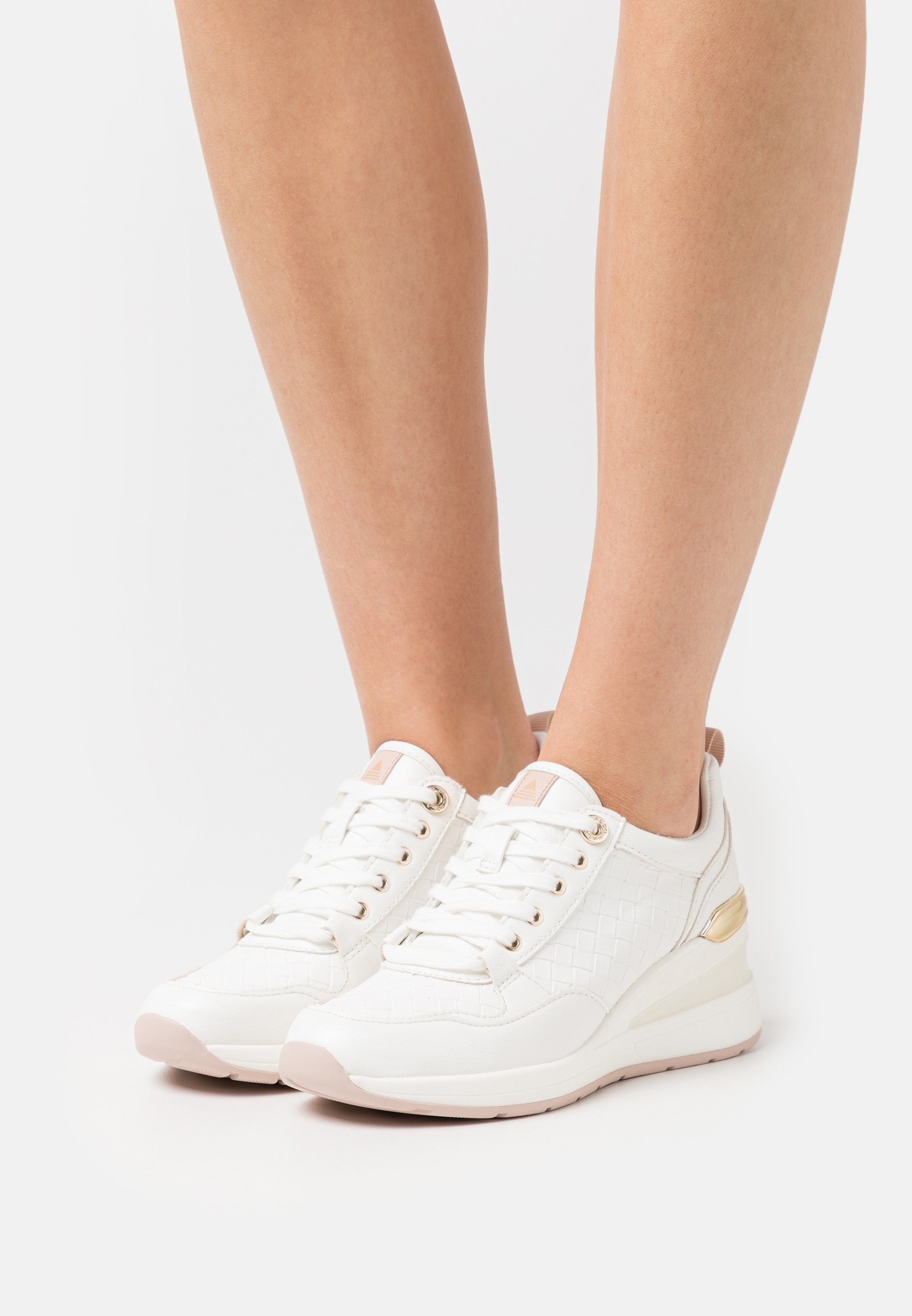 aldo trainers white