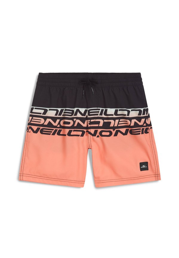 CALI STRIPE - Swimming shorts - coral upside down4