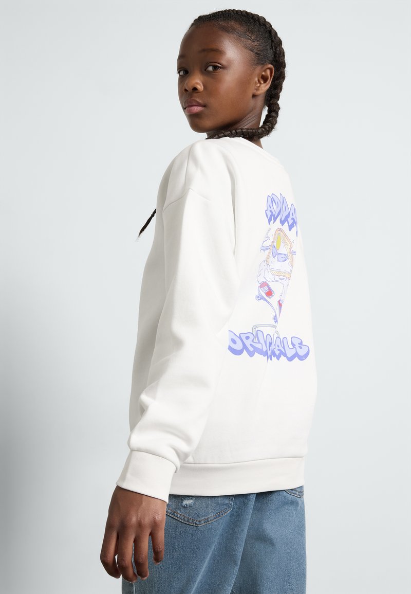 adidas Originals - SANDWICH BOYFRIEND CREW UNISEX - Sweatshirt - core white, Agrandir