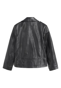 Mango Kids ESTHER - Kožená bunda - black