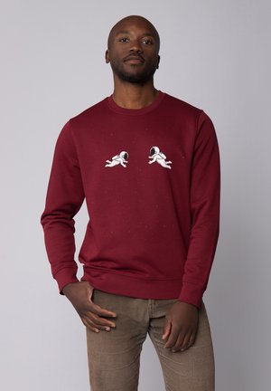 watapparel SPACE LOVE - Sweater - burgundy