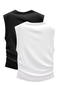 GATHERED - PACK OF 2 - Felső - white