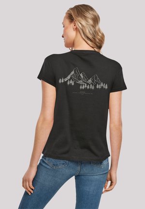 MOUNTAIN - Print T-shirt - schwarz