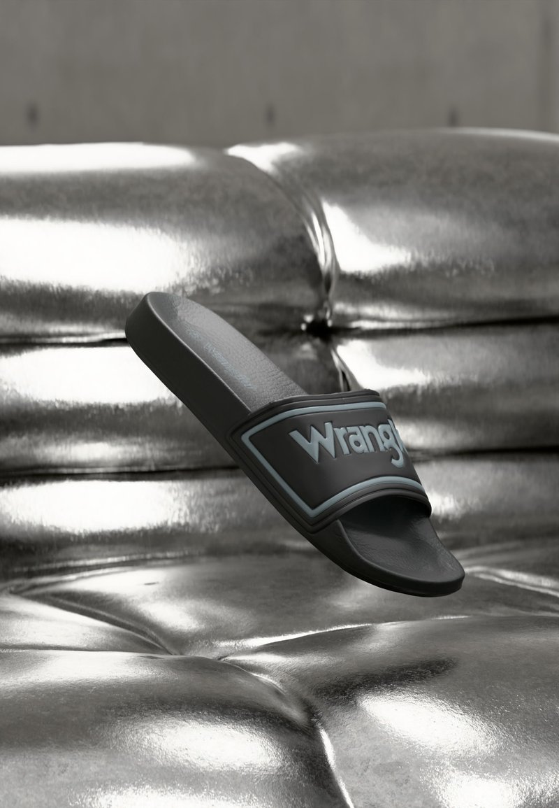 Wrangler AVERELL SLIDER MEN LOW - Σαγιονάρες πισίνας - black