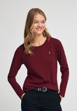 Polo Club LONG SLEEVE RIGBY GO - Jumper - garnet