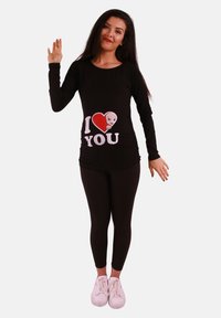 M.M.C. I LOVE YOU - Langarmshirt - schwarz