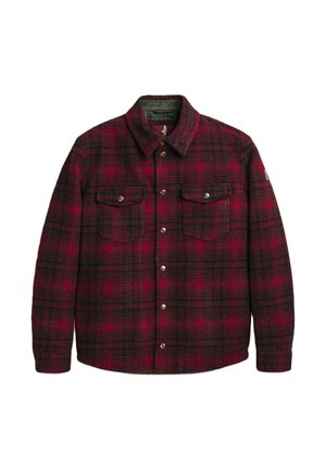 Giacca da mezza stagione - rosso a quadri