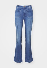 Unselected, solid blue