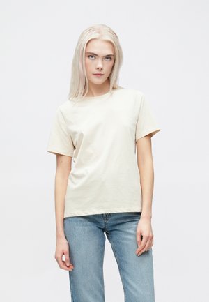 Pieces PCRIA SOLID TEE - T-shirt básica - birch