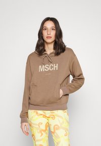 MSCH Copenhagen IMA HOOD - Camisola - caribou/white pep
