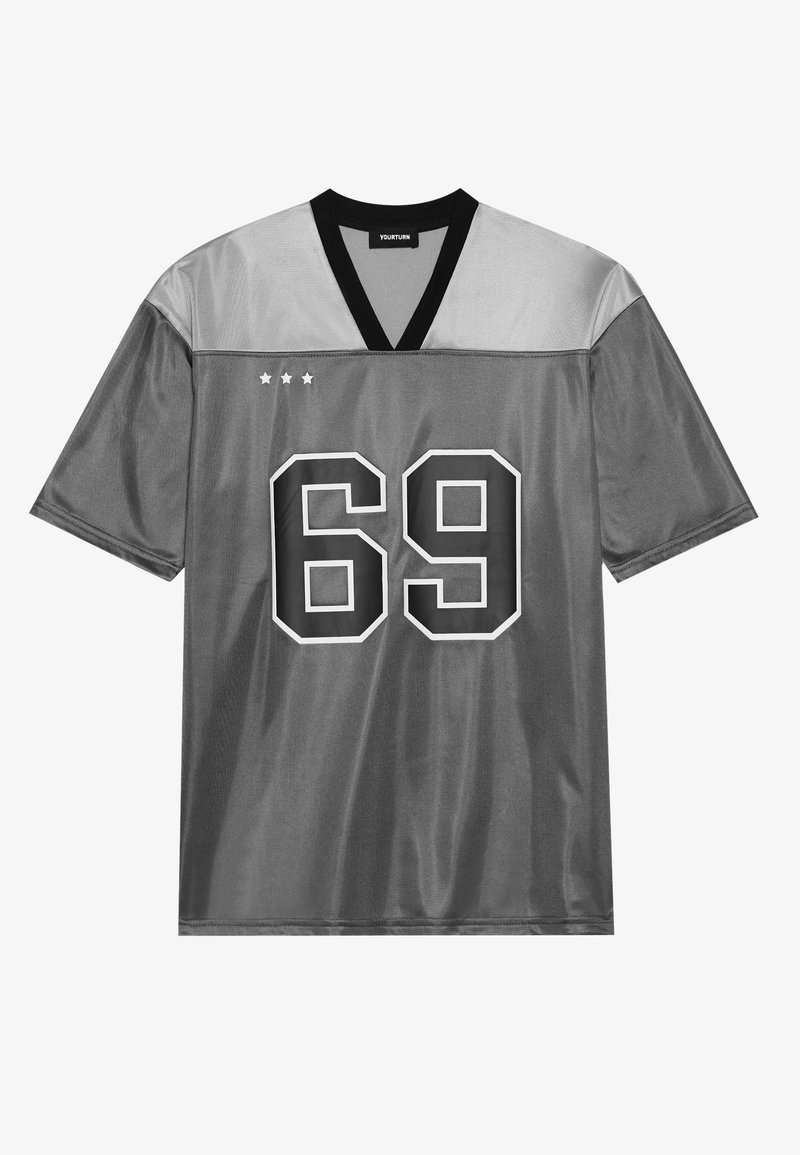 YOURTURN T-shirt print zwart YOURTURN T-shirt print zwart