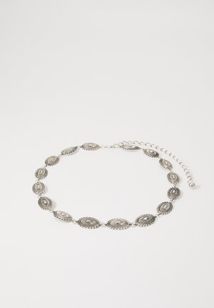 PCRAILEY CHAIN BELT - Ceinture taille haute - silver-coloured
