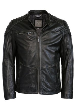 JCC Leren jas - vintage black