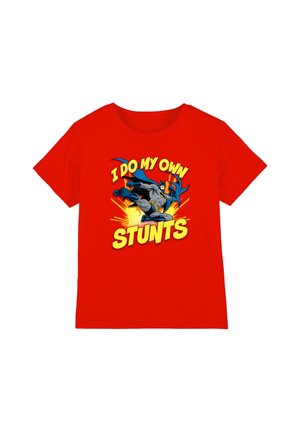 DC COMICS - BATMAN, BATMAN I DO MY OWN STUNTS UNISEX - Print T-shirt - red