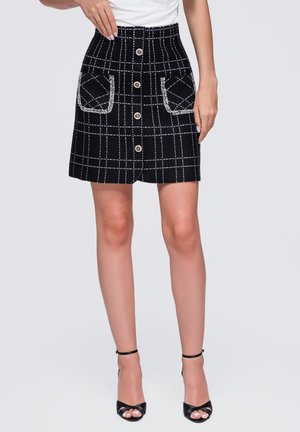 Ombre, SKIRT OW-GL-E0021 - A-snit nederdel - black