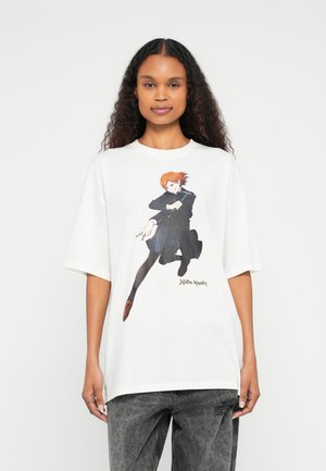 OVERSIZED TEE - Tričko s potlačou - white