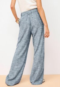 Next BLEND WIDE LEG PETITE - Nohavice - blue