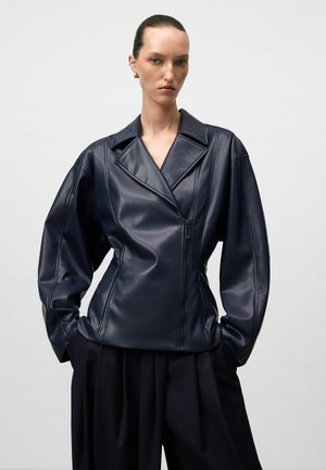 BIKER - Giacca di pelle - blue