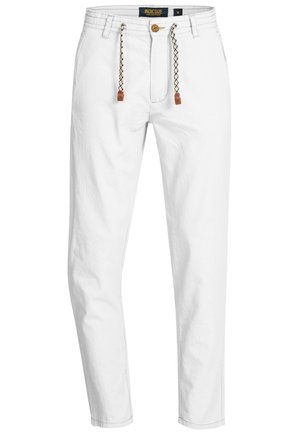 INDICODE JEANS Vászonnadrágok - offwhite