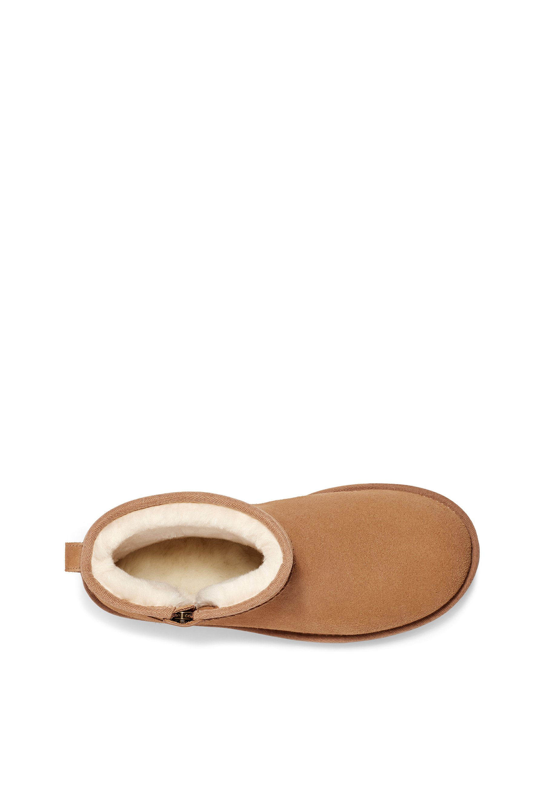 UGG CLASSIC MINI ZIP - Cizme de iarnă - chestnut/coniac - Zalando.ro