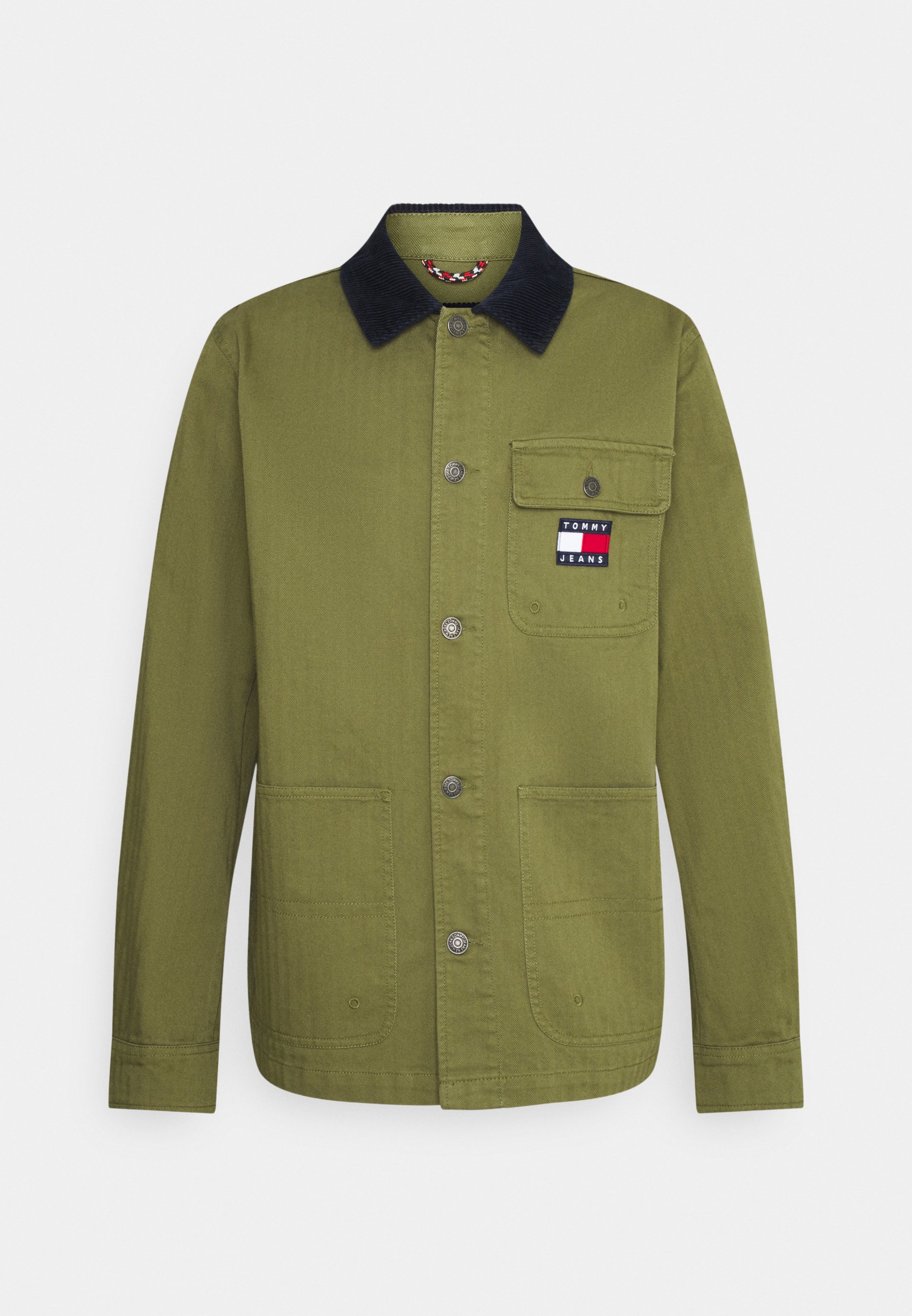 worker jacket green