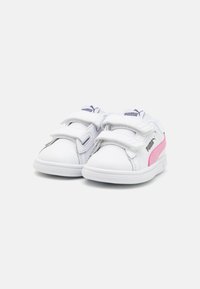 Puma SMASH 3.0 UNISEX - Sportcipő - white/mauved out/galactic gray