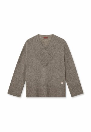 ZEN TILE - Svetrík - grey melange