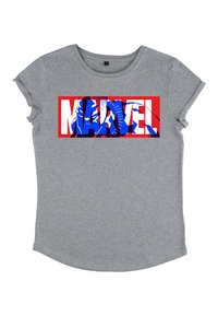 Henry Tiger MARVEL PRINCE LOGO - Triko s potiskem - melange grey