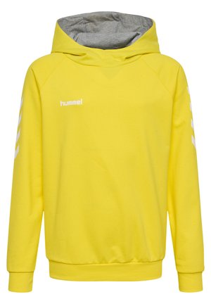 HMLGO - Sweat à capuche - blazing yellow