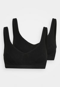 2PACK BUSTIER MIT CUPS  - 95/5 - Steznik - schwarz
