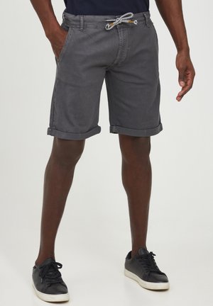 IDMIKO - Shorts - mottled dark grey