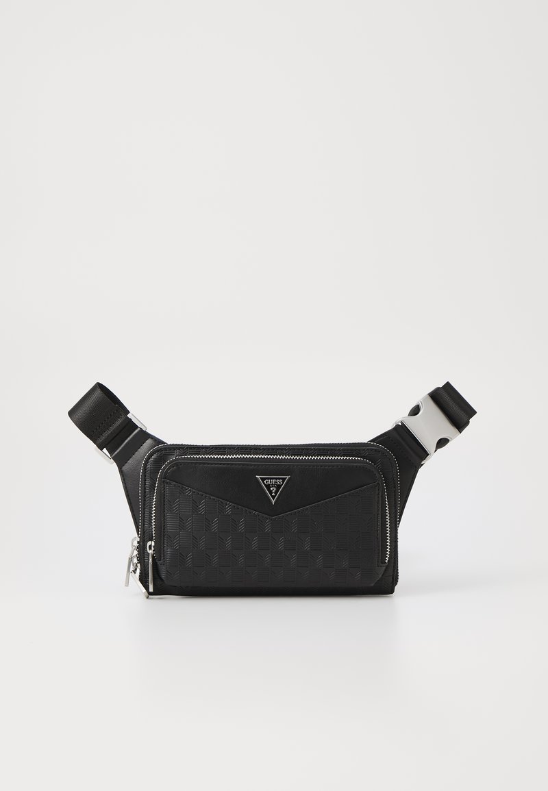 Guess SIENA FLAT BUMBAG ZIP AROUND - Riñonera - black