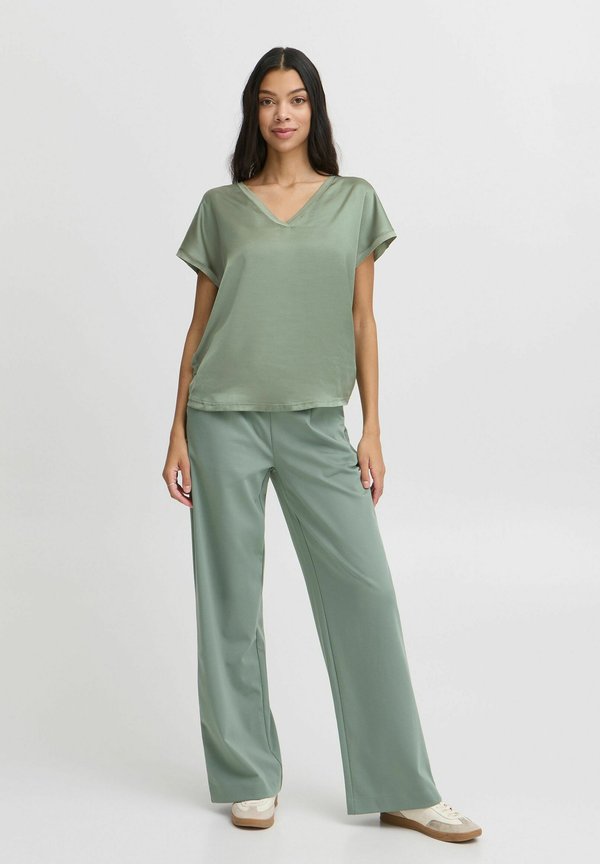 BYSELITA - Basic T-shirt - sea spray3