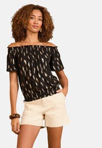 REGULAR FIT - BARDOT - Triko s potiskem - black foil